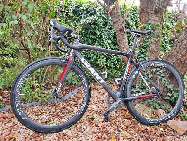 Vélo de route Giant TCR carbone – taille M