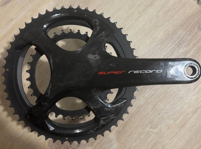 Pedalier campagnolo super record 12v manivelles 172,5 50/34